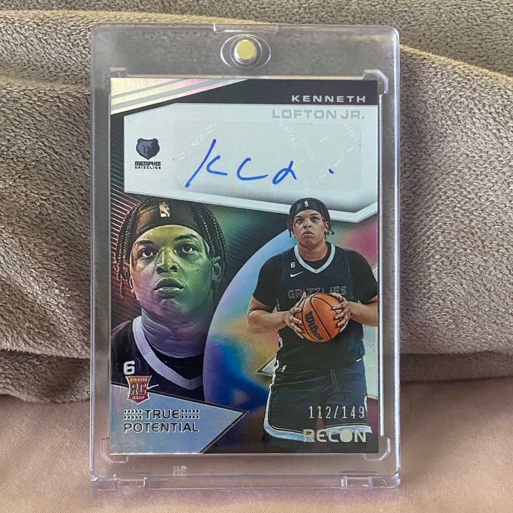 2022 Panini Recon Basketball Kenneth Loften JR Rookie Auto /149!!